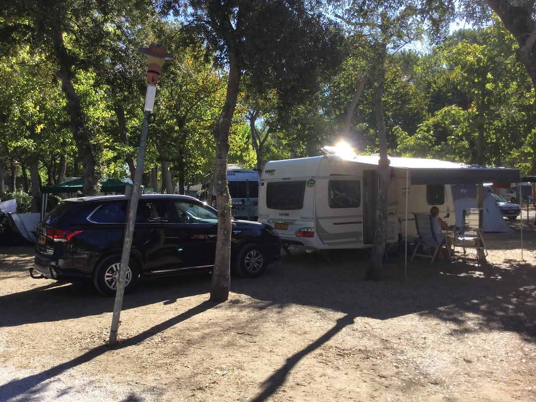 Ons plekkie op Camping Italia