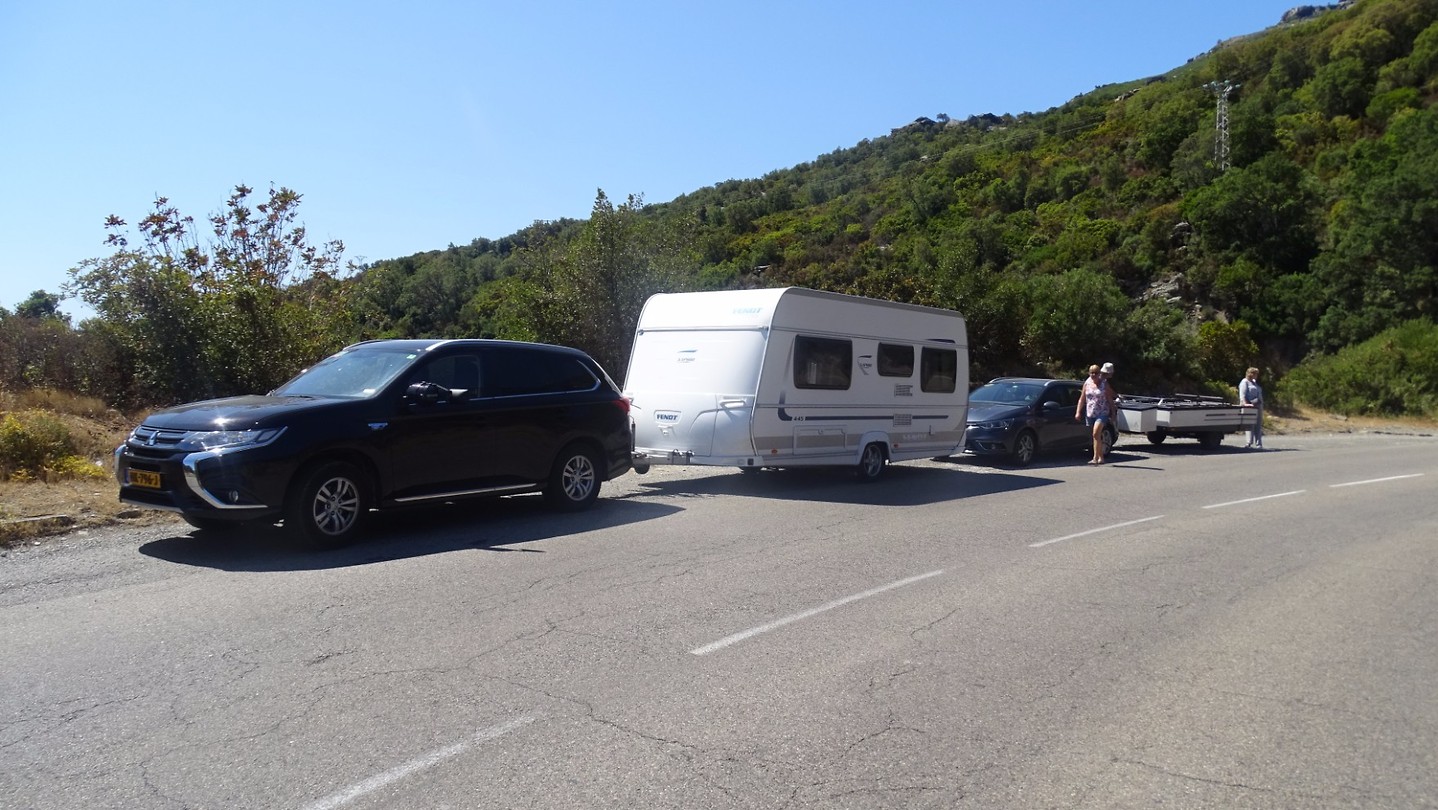 Tussenstop onderweg naar Camping La Pietra