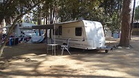 Onze plek op Camping La Pinède in Calvi