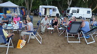 BBQ op het strand van Porto-Vecchio