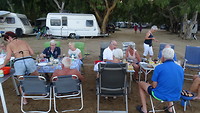 BBQ op het strand van Porto-Vecchio
