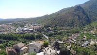 Uitzicht vanuit de citadel van Corte