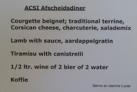 Het menu