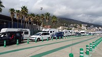 Bij de veerboot Bastia-Livorno