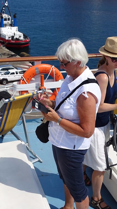Jeanine heeft steeds telefonisch contact met André & Els