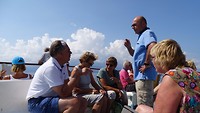 Op de veerboot