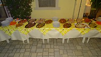 Niks hapje maar een buffet!!