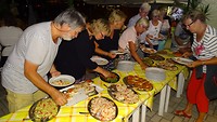 Buffet met Italiaanse lekkernijen
