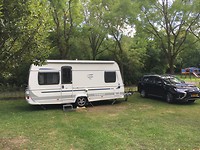 Ons plaatsje op de laatste camping