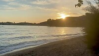 Zonsondergang voor Camping Silkia