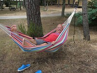 Relaxen in de hangmat