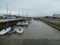 Laag water in de haven