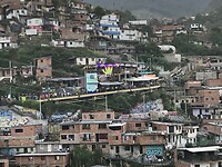 Uitzicht in Comuna 13