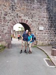 Aankomst bij Pelgrims poort in Saint-Jean-Pied-de-Port