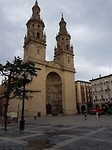 De kathedraal in Logroño.