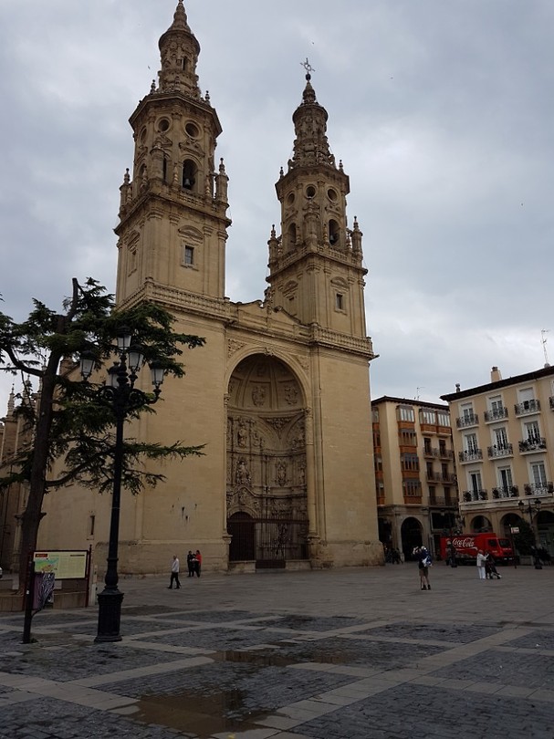 De kathedraal in Logroño.