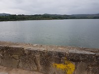 Het stuwmeer bij Logroño