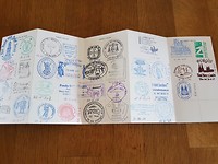 Leuke herinnering: de stempels van Saint Palais - Burgos op de credential