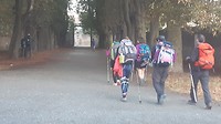 Laatste park in Burgos bij vertrek