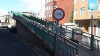 Zo ga je in León over het spoor, geen overweg nodig!