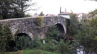 Romaanse brug bij Furelos( Melide)
