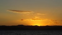 Gisborne camping zonsondergang