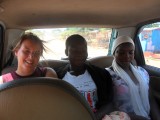 In de trotro op naar Nkoranza