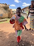 Suabida, een van de kinderen die bij het project komen.