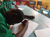 Abukari maakt zijn examen