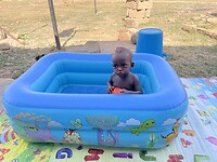 Nihad houdt van water