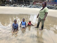Spelen in het water