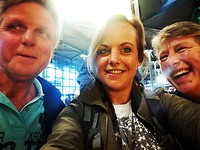 Klaar voor vertrek, selfie-time🙈
