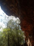 Lane Cove hike - zandsteengrotten / sandstone caves