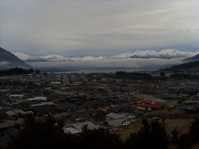 uitzicht over Wanaka / view over Wanaka