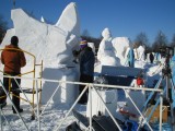 sneeuwsculpturen