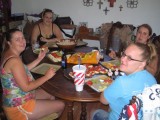 Lunchparty bij Amanda