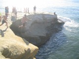 Sand cliffs