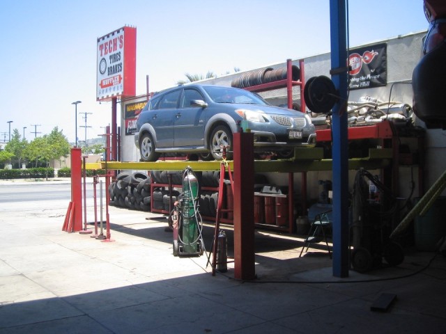 Welding the muffler