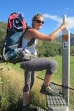 Crossing farmland, on our way to Pelorus Bridge