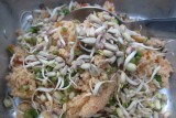 it almost look alive hahahaha our meal