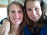 My friend Tracey and me