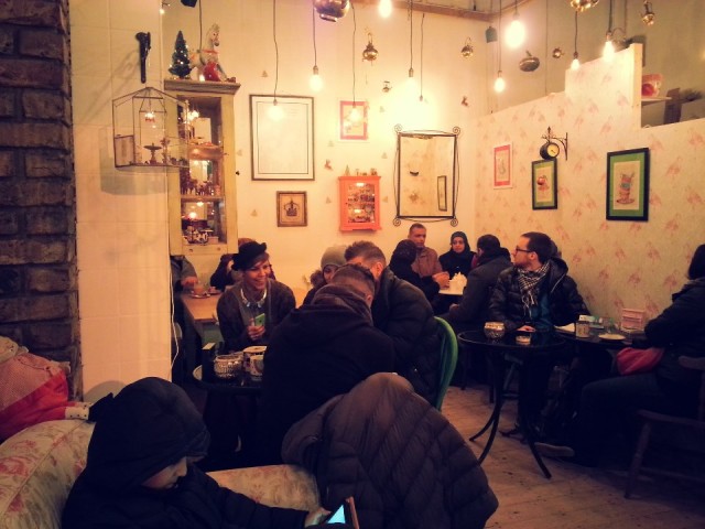 Cute cafe in town