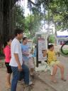 The Laos family in the park