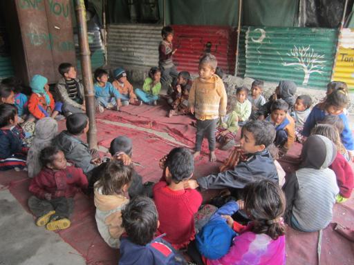 Op school in de slum