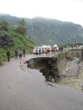 Can you see how dangerous it was to cross?