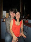 Dinner with Peter and Tarah; a cute couple