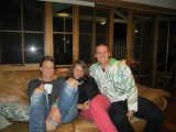 At our home