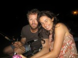 Sarah en haar vriend Peter