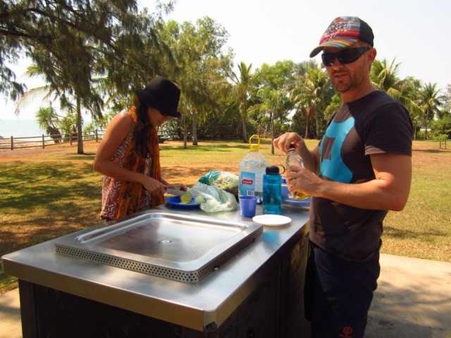public bbq; typical Aussie!