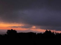 Mordor in avondrood